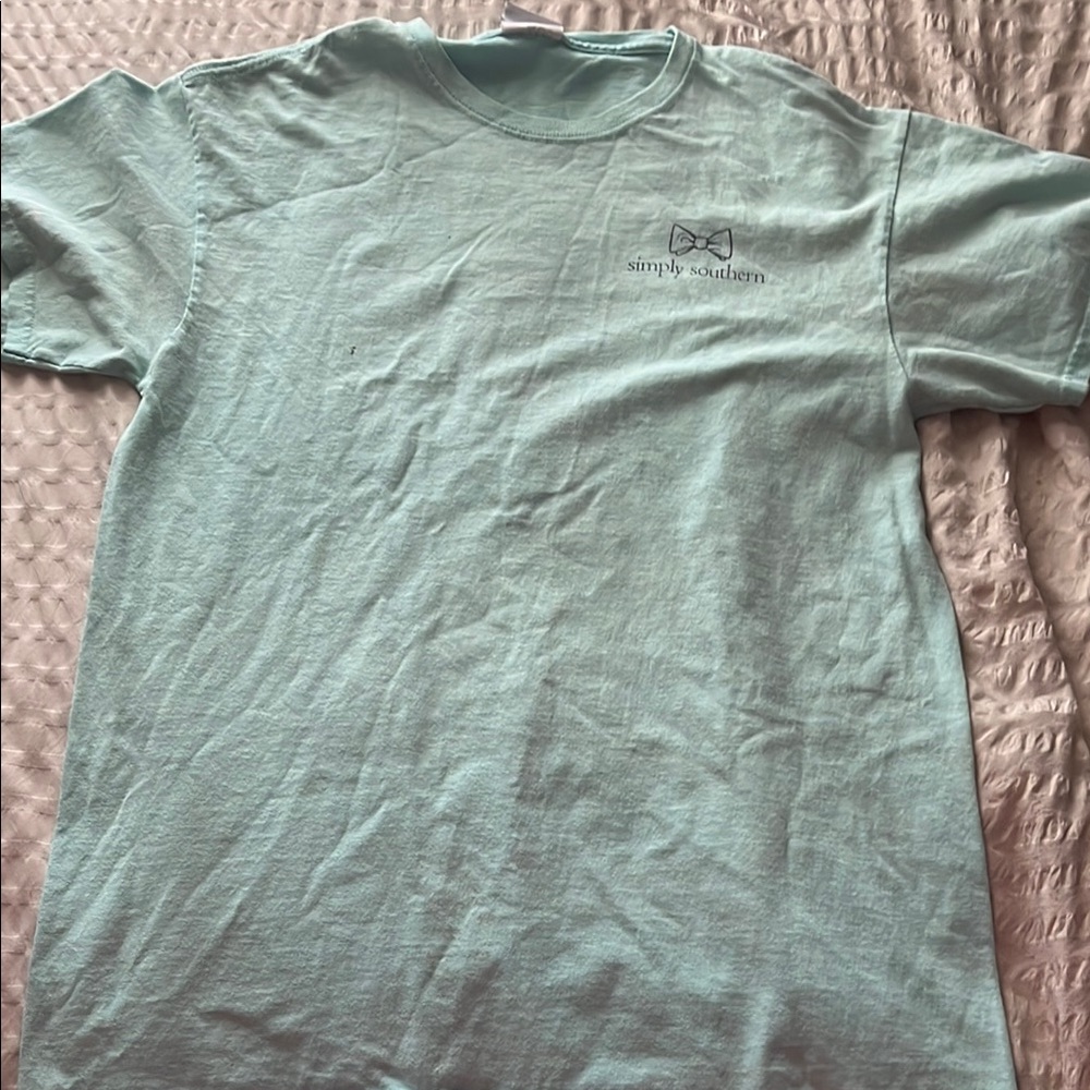 Simply Southern Green Short Sleeve Tee